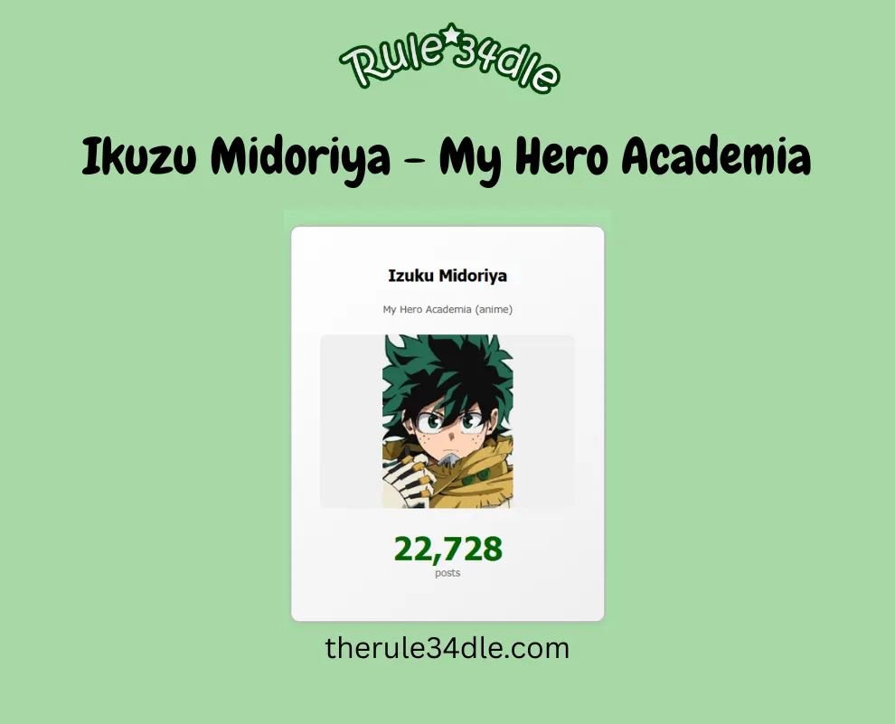 Ikuzu Midoriya - My Hero Academia