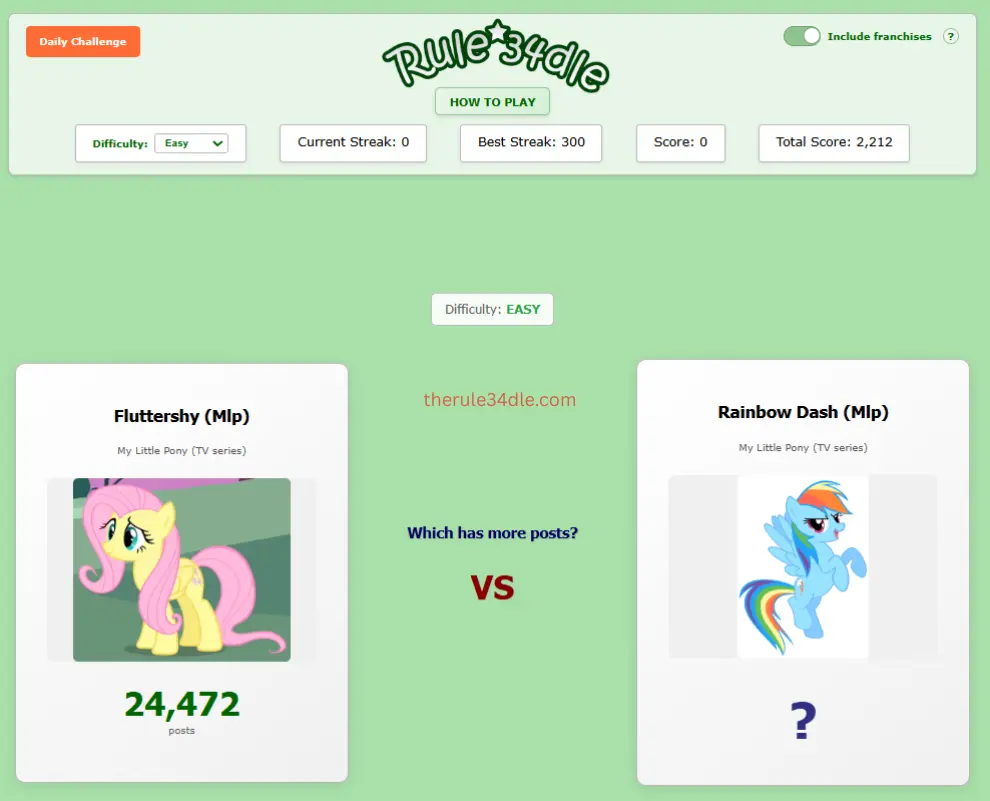 Rule34Dle Game Easy Mode